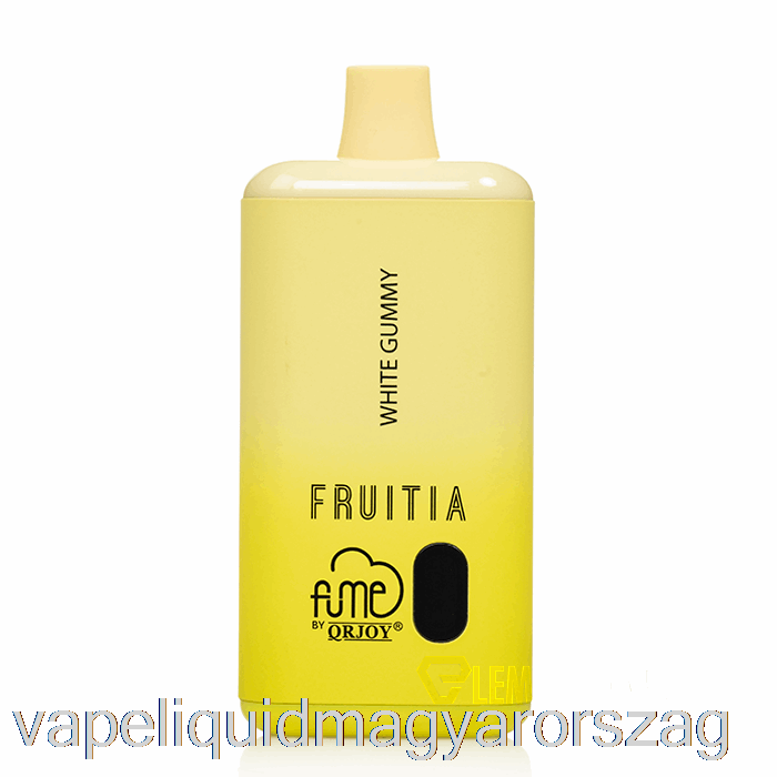 Fruitia X Fume 8000 Eldobható Fehér Gumiszerű Vape Toll